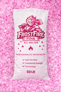 FrostFire Pink 50lb Ice Melter Blend